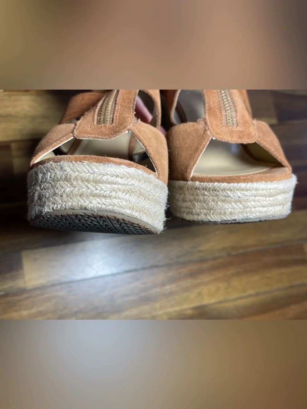 N/A brown suede